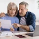 Couple reviewing finances
